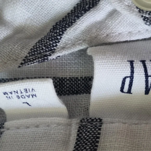 GAP Navy and White Striped Shirt - Picture 2 of 3